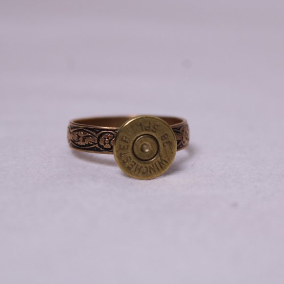 COPY - Artisan Copper Bullet Ring Size 8.5 - Picture 1 of 8
